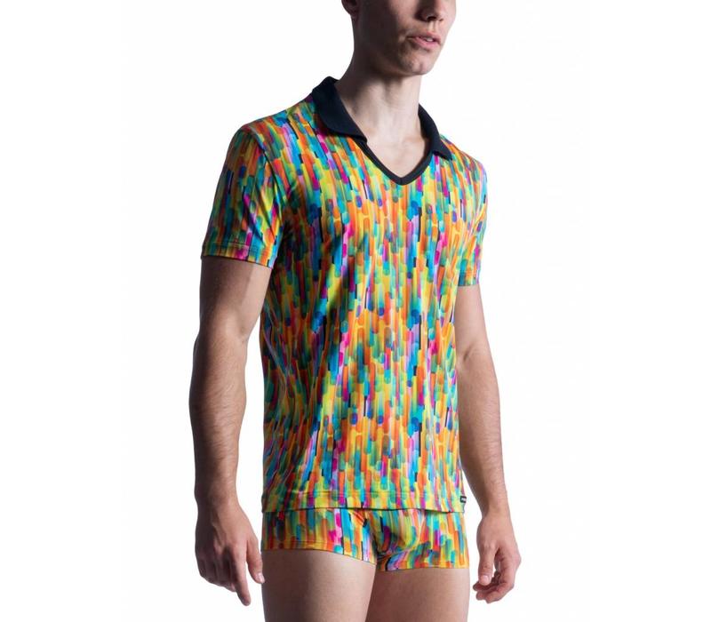 Manstore, M851 Polo shirt, rainbow