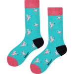 Herensokken organisch katoen, Flamingo