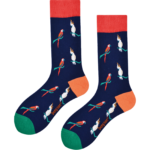 Herensokken van organisch katoen, papagaai