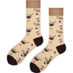 Herensokken, organisch katoen, koffie